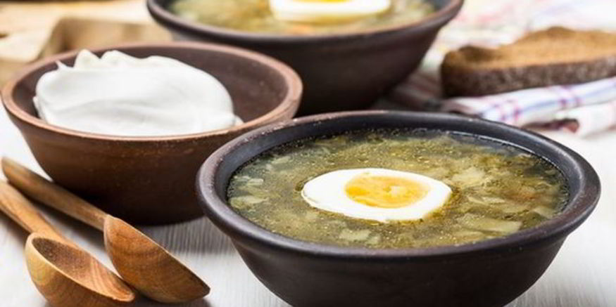 Рецепт полезного овощной суп со шпинатом