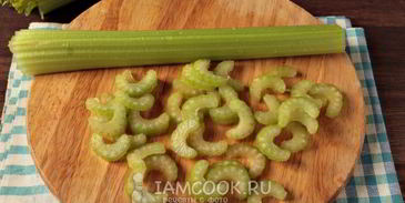 постный овощной суп с сельдереем