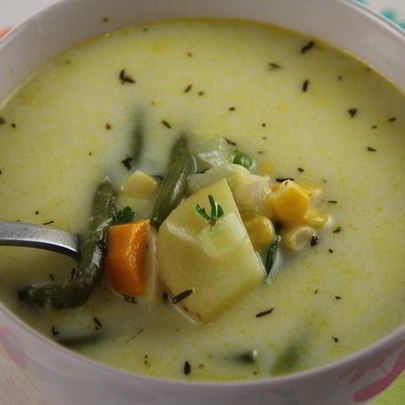 Североамериканский овощной суп Суккоташ