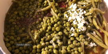 суп минестроне с беконом и стручковой фасолью