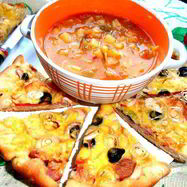 Рецепт Вегетарианского супчика Минестроне