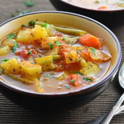 Вкусный овощной суп