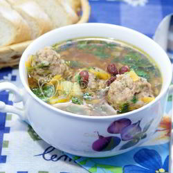 Суп с фрикадельками