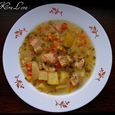 Финская похлебка с кукурузой