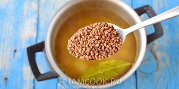 постный гречневый суп