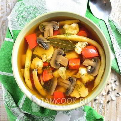 Постный суп без масла