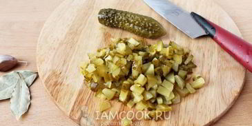 постный рассольник с перловкой