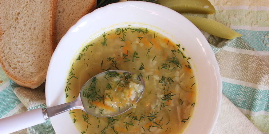 Рецепт рассольника без перловки