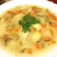 Рецепт Рассольника на курином бульоне с пшеном