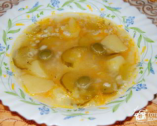 Рассольник постный