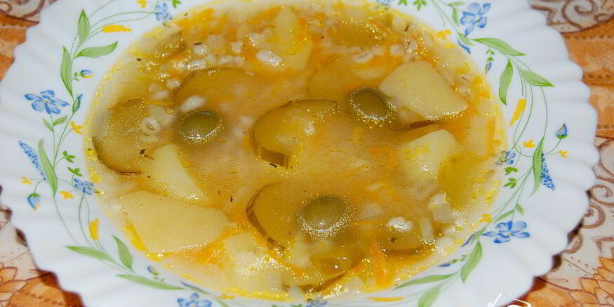 Рецепт рассольника постного