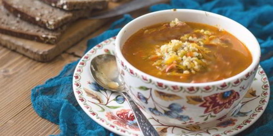 Рецепт рассольника с грибами и булгуром