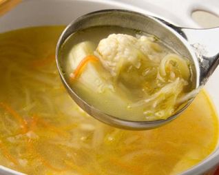 Рассольник с клецками