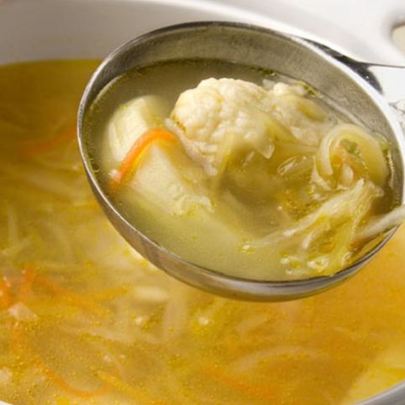 Рассольник с клецками