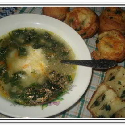 Рассольник с крапивой