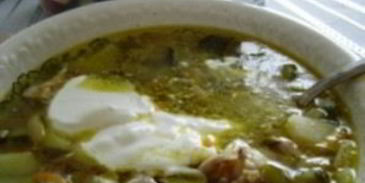 рассольник с курицей