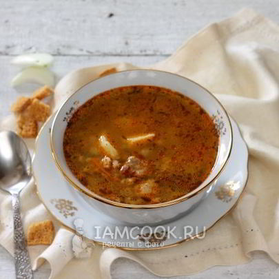 Рассольник с перловкой в мультиварке