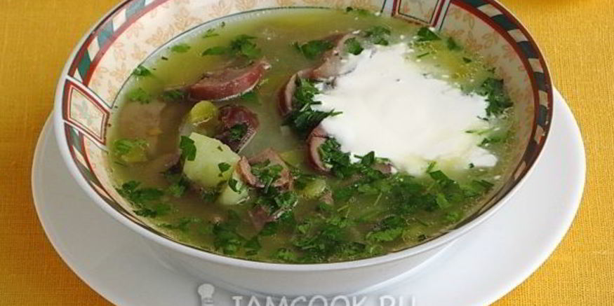 Рецепт рассольника с почками