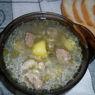 Рассольник с потрохами