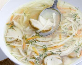 Рассольник с потрошками