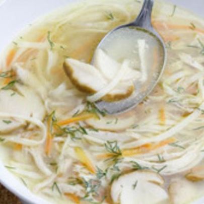 Рассольник с потрошками