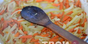 рассольник с рисом и рыбой