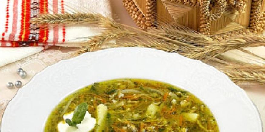 Рецепт рассольника зеленого с лимоном