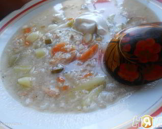 Рыбный рассольник