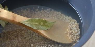 вегетарианский рассольник с сушеными грибами