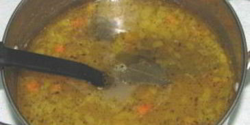 вкусный рассольник с перловкой