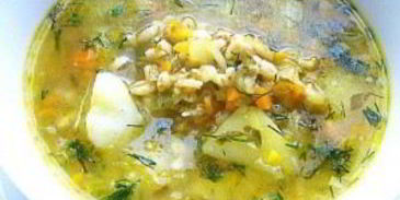 вкусный рассольник с перловкой