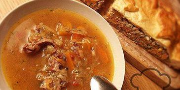 кислые щи с говядиной