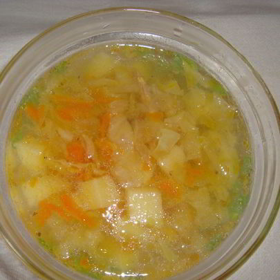 Кислые щи с курицей