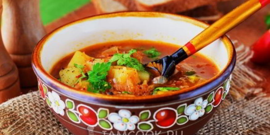 Рецепт постных щей из квашеной капусты