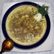 Рецепт Постных щей из свежей капусты с сушеными грибами