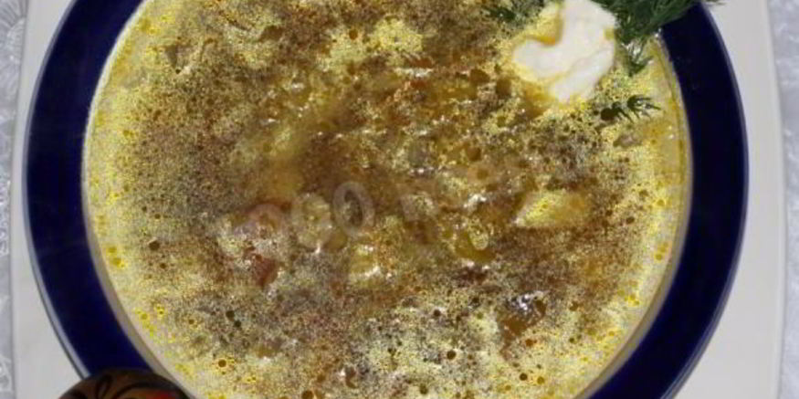 Рецепт постных щей из свежей капусты с сушеными грибами