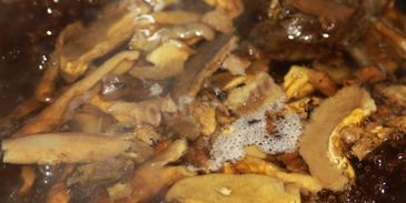 постные щи из свежей капусты с сушеными грибами