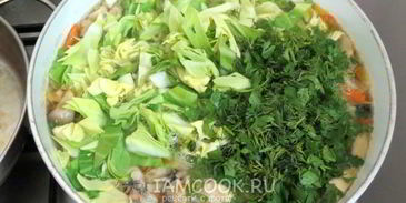 постные щи с фасолью