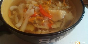 постные щи с грибами