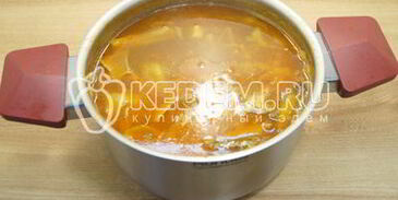 постные щи с капустой и грибами