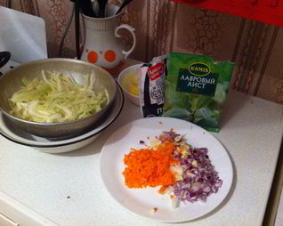 Простые щи без зажарки