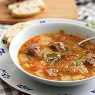 Рецепт Щей из баранины с капустой