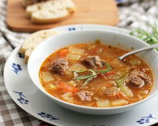 Щи из баранины с капустой