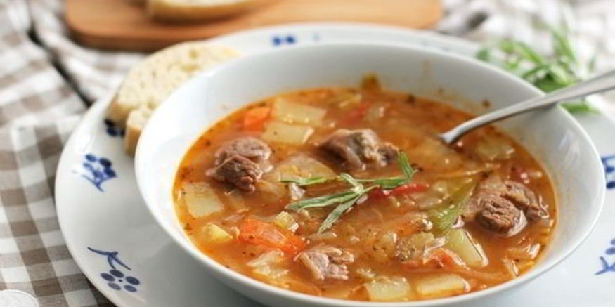 Рецепт щей из баранины с капустой