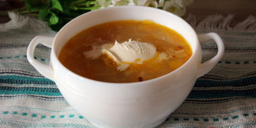 Рецепт щей из кислой капусты с перловкой на мясном бульоне