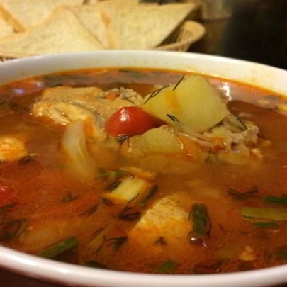 Щи из кролика