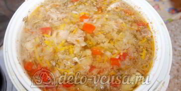 щи из квашеной капусты в мультиварке