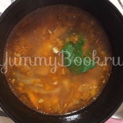 Щи из рыбной консервы