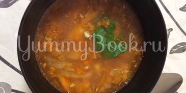 щи из рыбной консервы