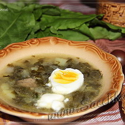 Щи из щавеля
